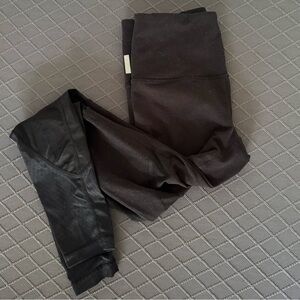 Zella Black Mesh Leggings, Women’s S